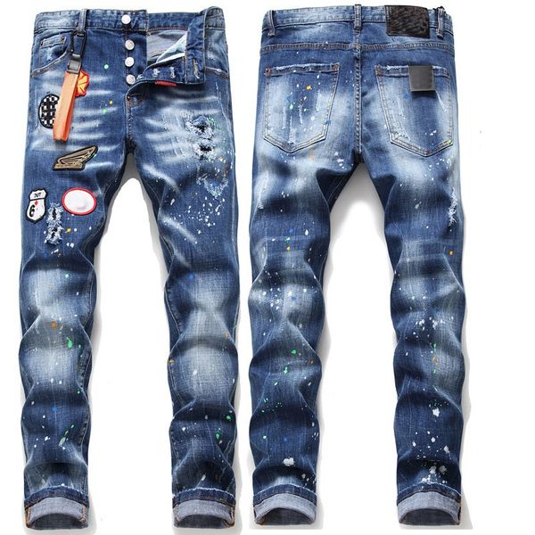 Jeans de designer jeans jeans jeans en jeans en jeans pantalon pantalon pure couleur slim fit rétro décontracté pantalon de survêtement extérieur pantalon pantalon jogger taille 28-38