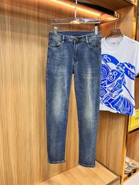 designer jeans heren paarse jeans Denim broeken Modieuze broeken High-end kwaliteit Recht ontwerp Retro streetwear Casual joggingbroek Joggers Broek Gewassen Oude jeans#018