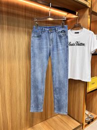 Pantalones de mezclilla de jeans morados para hombres Pantalones de mezclilla de jeans morados