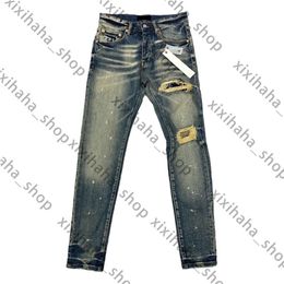 Designer Jeans pour hommes jeans violets pantalons pour femmes jeans violets jeans d'été purp violet rétro jeans réguliers jeans vieux jeans longs 854