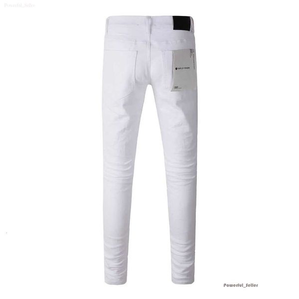 Jeans de créateur Jeans de marque violet High Street Blanc 9024 Jeans pour hommes Marque de mode Jeans violet 5494