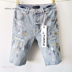 Designer jeans paarse jeans denim broek heren paarse jeans shorts shorts Jean mannen broek recht ontwerp streetwear paarse merk jeans korte mannen designer jeans eb3