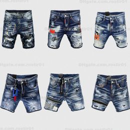 Designer jeans korte Jeans voor Man Heren Jean Jeans Uomo Knee Jean Mens Casual Heren Designer Broek Luxe Ripped Womens F9b9#