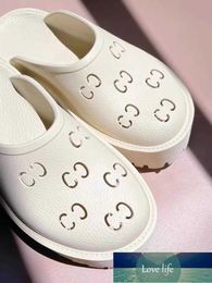 Designer Jerry femmes sandales à talons moyens pantoufles haut de gamme matériel transparent mode chaussures de plage sexy