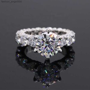 Designer sieraden 14k wit goud mode sieraden bruiloft ring moissaniet diamanten ring luxe sieraden