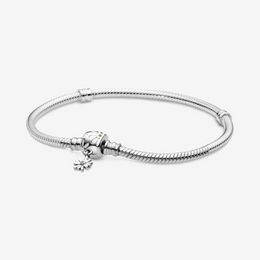 Designer Bijoux 925 Bracelet en argent Charme Perle Fit Pandora Daisy Fermoir Fleur de fleur Snake Chaîne Snake Bracelets Perles De Style De Style Perlé Murano