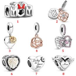 Pan Designer sieraden 925 zilveren armband Charm Bead Fit Pandora Angel hanger Slide armbanden kralen Europese stijl Charms kralen murano