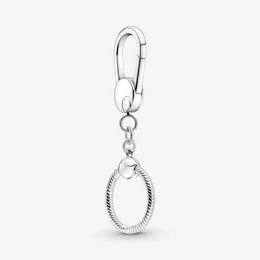 Designer Jewelry 925 Silver Bracelet Charm Bead fit Pandora Moments Small Bag Holder Key Rings Slide Bracelets Beads European Style Charms Beaded Murano