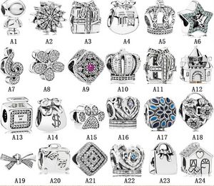 Designer Sieraden 925 Zilveren Armband Charm Kraal fit Pandora Serie Crown Slide Armbanden Kralen Europese Stijl Bedels Kralen Murano