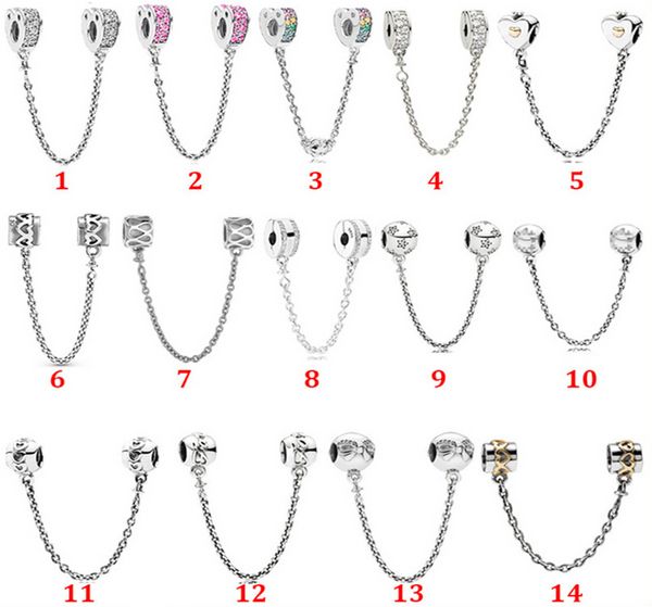 Bijoux de créateur Bracelet en argent 925 Charm Perle fit Pandora Coeur d'amour Arc-en-ciel Rond Coeur Easy-Match Slide Bracelets Perles Charmes de style européen Perlé Murano