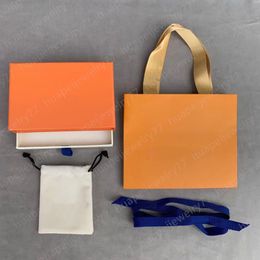 Designer de caixas de jóias colar anel pulseira brinco conjunto caixa de presente saco à prova de poeira bolsa conjunto combinar com os itens da loja s não sol295b