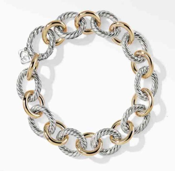 Braceuse de créateurs Bracelet Gold Sliver Bangles Charme Mentes Femmes 925 Bracelets en argent sterling Fashion Hip Hop Style Ladies Couple GI8568065