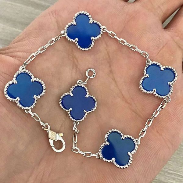 Pulsera de joyería de diseñador Lady Designer Clover libera tu encanto interior, joyas que iluminan tu estilo