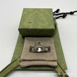 bijoux de créateur collier collier de haute qualité 925 ancien motif de rotin boucle de ceinture creux comme vieux couple anneau