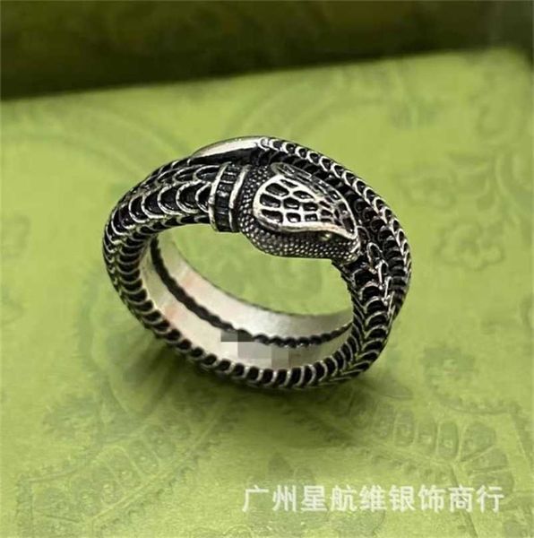 bijoux de créateur collier collier de haute qualité ancien esprit serpent classique dominatrice vieux couple anneau