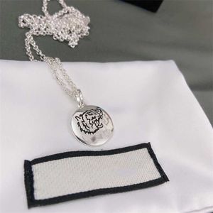 designer sieraden armband ketting ring 925 Sterling Gesneden ronde kop hanger sleutelbeen ketting van hoge kwaliteit