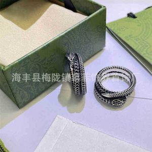 bijoux de créateur bracelet collier bague famille / esprit serpent bague hommes femmes tendance dominatrice féroce fabrication vieux noir couple paire bagues bijoux neufs