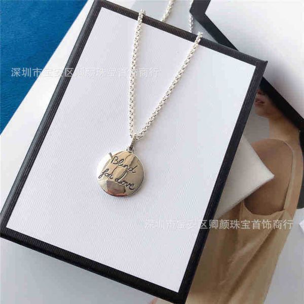 bijoux de créateur bracelet collier bague intrépide fleur oiseau amour pendentif hommes femmes même paire chandail chaîne version haute