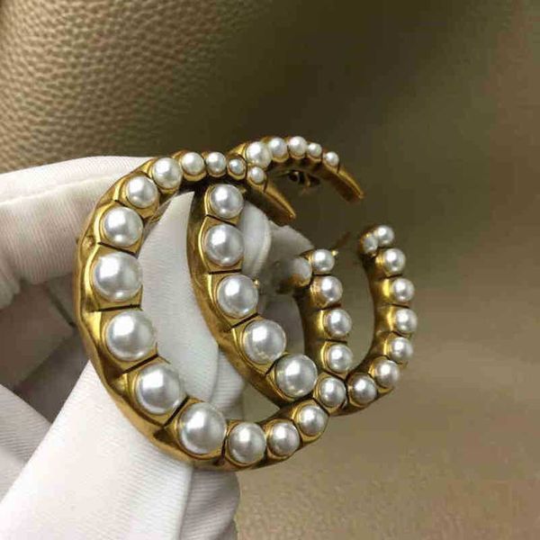 bijoux de créateur bracelet collier anneau perle broche femmes vêtements accessoires accessoires haut de gamme broche géométrique de haute qualité