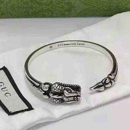 designer sieraden armband ketting ring spirit snake Python Armband opening ontwerp temperament stijl mannen vrouwen gelijk