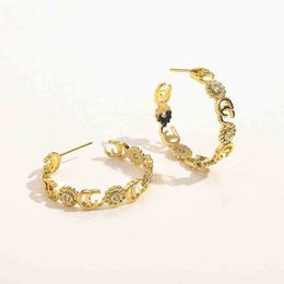 designer sieraden armband ketting ring zonnebloem oorbellen koper ingelegd zirkoon echt goud galvaniseren 925 bloem oorbellen