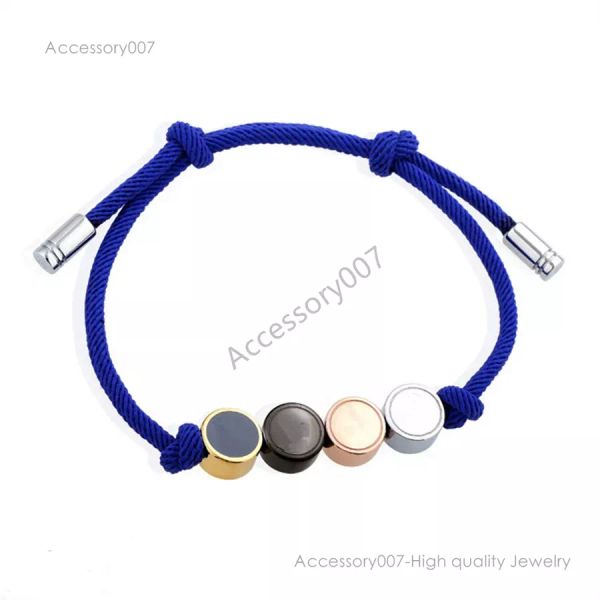 bijoux de créateurs braceletmen femmes main corde bracelet perlé design mode lettre fleur 6 couleur peut choisir unisexe tennis bijoux luxueux femmes hommes bracelets