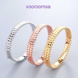 Designer Bijoux Carter Bagues classiques pour femmes et hommes Nouveau double rangée de diamants Ins Style Bracelet Bague Lisse Set Live Hot avec boîte d'origine