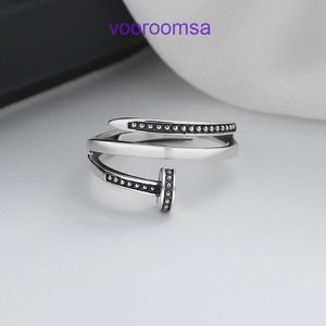 Bijoux de créateurs Carter Classic Rings For Women and Men S925 STERLING Silver Korean Creative Multi-Caler Rotating Vis Ring Trend avec boîte d'origine