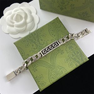 Designer sieraden ketting armband zilver voor vrouwen heren armbanden brief armband homme merk luxe sieraden