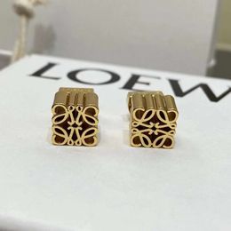 Designer sieraden charm knop oorbellen vrouwelijk gesneden gouden hanger luowei oorbellen armband diamant net rood dezelfde stijl