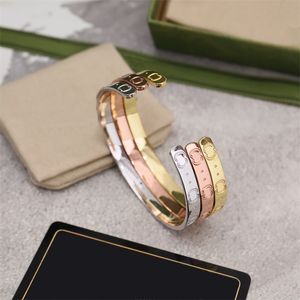 Designer Sieraden Klassieke Gouden Armband Mannen Vrouwen Armbanden Luxe Gift Merk Armband Voor Lady Girl Party Bruiloft