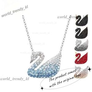 Designer sieraden klaver woman swan ketting gradiënt kristal prachtige mode feest sleutelbeen keten originele accessoires originele swarofski ketting 900