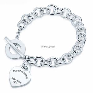 Bijoux de créateurs Bracelets 100% sterling sier original authentique classique clés de cœur cadeau de mariage exquis