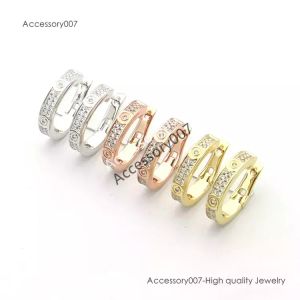 Bijoux de créateurs Earingcélèbre marque Stud Titanium fil Boucles d'oreilles 18K plaqué or en acier inoxydable classique amour gemme boucles d'oreilles pour femmes bijoux de luxe personnalisés