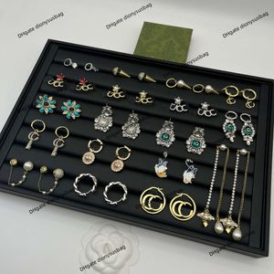 Designer sieraden oorbellen Klassieke zoete kegel gemaakt oude oorbellen Vrouwelijke antieke mode Messing Materiaal S925 zilveren naald