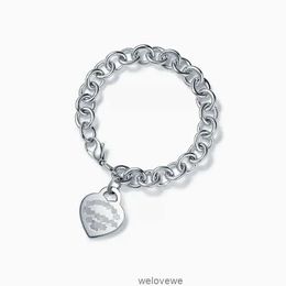 Joyería de diseño para mujer Pulsera Classic t Home 925 Sterling Silver Heart Brand New Diamond Arrowhead Love Colgante Pulsera Moda Handwear al por mayor 0IB2