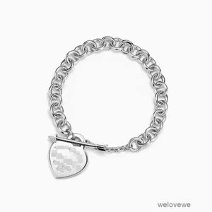 Bijoux de créateurs pour femmes Bracelet classique T marque 925 en argent sterling coeur diamant flèche amour pendentif bracelet mode handwear en gros