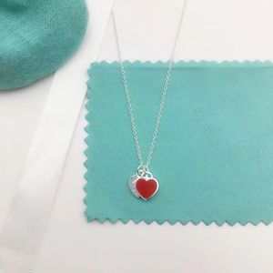 designer sieraden Hart ketting designer ketting voor dames 18K goud verzilverd Valentijnsdag Moederdag verlovingssieraden-cadeau groothandel