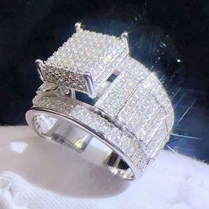 Designer Sieraden Hot Selling Hip Hop S925 VVS Moissanite Luxe micro pave stijl pinky voor mannen 925 sterling zilver vvs moissanite diamant hip hop iced out ring