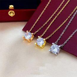 designer sieraden liefde ketting diamanten hanger kettingen voor vrouwen 18K opkomst goud zilver tennis ketting luxe sieraden voor verjaardagsfeestje cadeau