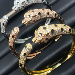 Designer sieraden Love Open armband met boorarmband met officiële maat 18k gouden tennisarmband voor vrouwen vervagen nooit