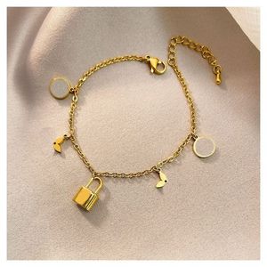 Joyería de diseño Pulsera de lujo para mujeres 2023 Pulseras de bloqueo de amistad para 2 mejores amigos Pulsera de encanto vintage simple Compromiso Fiesta de bodas Pulseras de amor