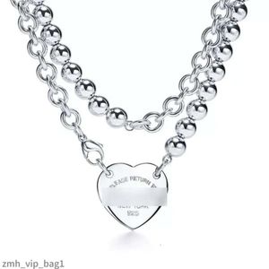Designer sieraden luxe hartvormige tiffanyjewelry hanger ketting cadeau dames sieraden tiffanynecklace trouwfeest 269