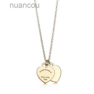 Designer sieraden ketting 18k goud vergulde ketting hart ketting