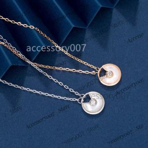 designer sieraden ketting designer sieraden 925 zilveren natuurlijke schelp voor trouwdag en Valentijnsdag mode veelzijdige sleutelbeenketting