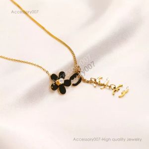 designer bijoux collier Mode Amour Bijoux Colliers 18K Or Ras Du Cou Designer Cadeau Pendentif Collier 2023 Nouveau Style Bijoux Longue Chaîne Dainty Parti Bijoux