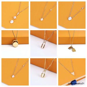 designer sieraden ketting heren ketting diamanten ketting vrouwen ketting titanium stalen sieraden meisje beste huwelijkscadeaus voor feesten gouden ketting designer sieraden P2