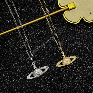 designer sieraden ketting Originele ketting Saturnus parel paar ketting Gepersonaliseerde Premium kraag ketting Kleine parfum paar ketting Kerstcadeau