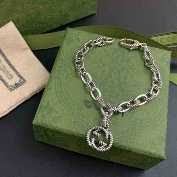 bijoux de créateur collier anneau Chaopai bracelet d'été est polyvalent conçu par petit groupe. motif couple Bracelet de haute qualité