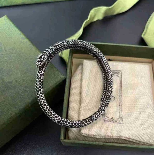 bijoux de créateur collier bague bracelet aimant serpent de haute qualité avec écailles / nouveaux bijoux